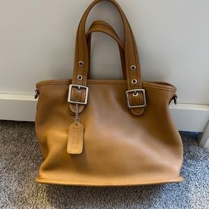 Vintage Coach Leather Bag